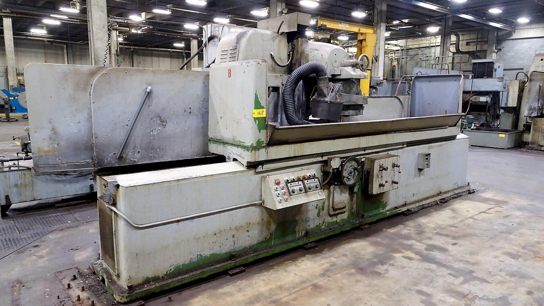 18' X 84' THOMPSON MODEL C HYDRAULIC SURFACE GRINDER: STOCK 70683