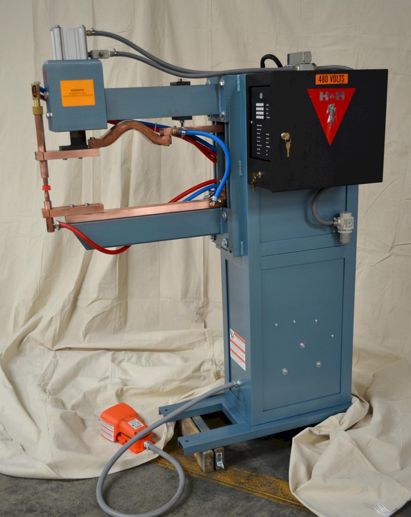 1 - NEW H&H PRESS HEAD SPOT WELDER, MODEL #: 85 KVA