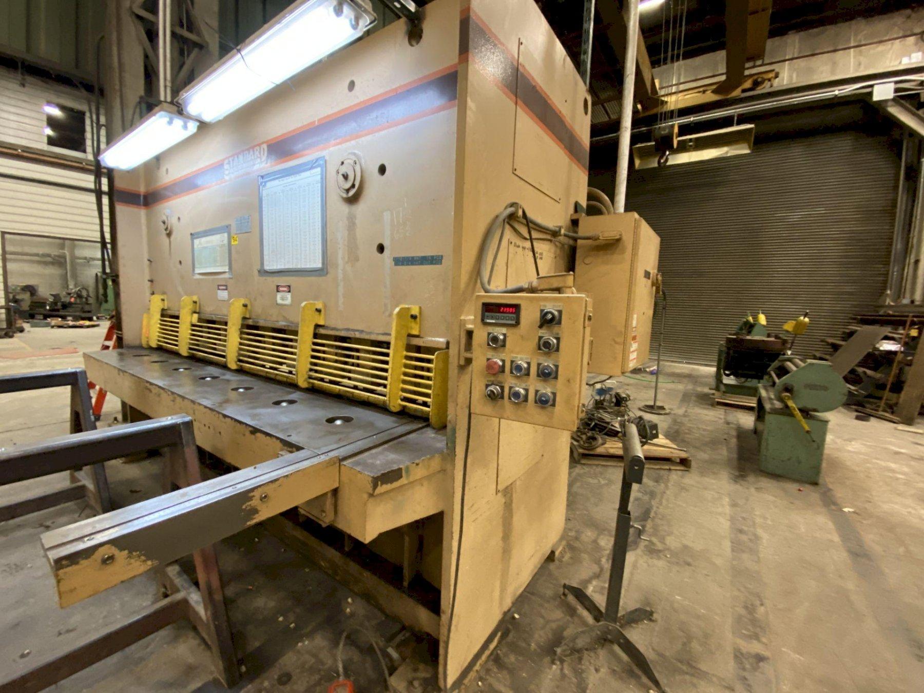 10' x 3/4" STANDARD INDUSTRIAL Hydraulic Shear,  Model# A5750-50