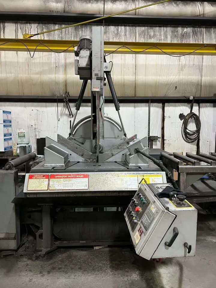 HYD-MECH V-25 VERTICAL SEMI-AUTOMATIC BAND SAW