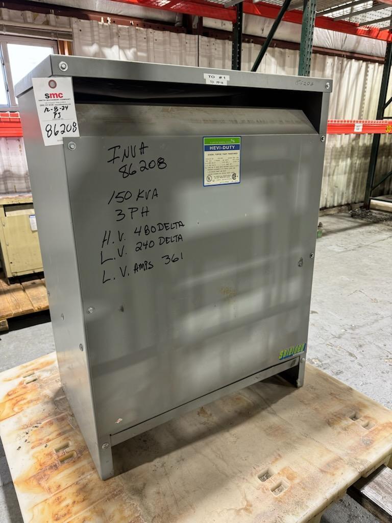1 - PREOWNED GENERAL SIGNAL 150 KVA TRANSFORMER