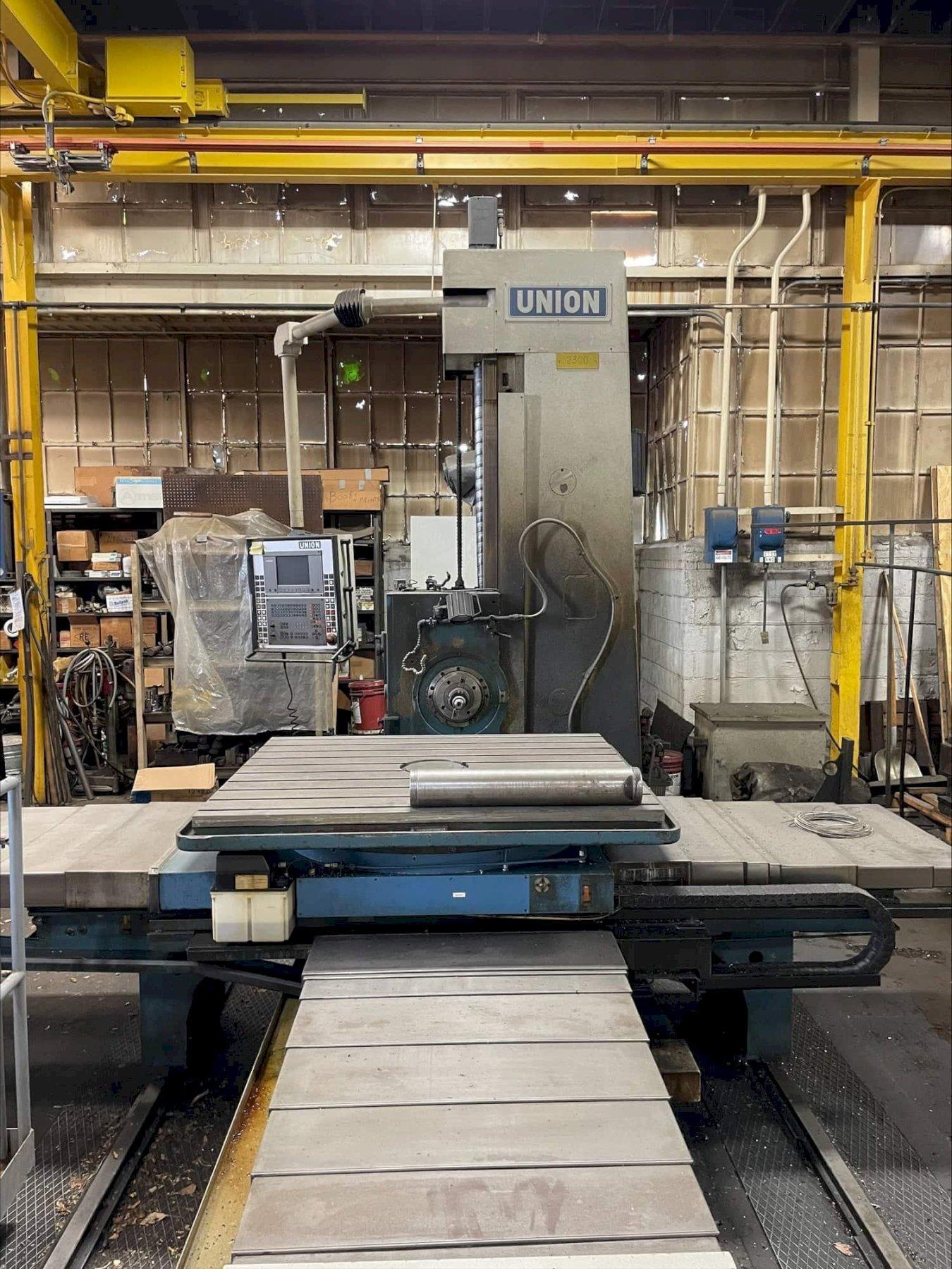 Union BFT 102 Boring Mill, 1998 – Heidenhain TNC 426 Control