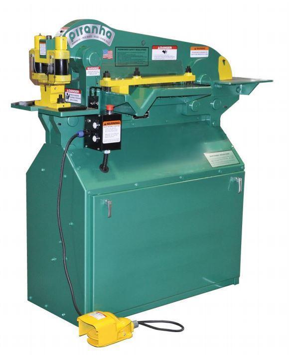 1 - NEW PIRANHA HYDRAULIC IRONWORKER, MODEL #: P50