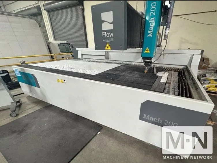 2021 FLOW MACH 200 4020 PIVOT 5-AXIS CNC WATERJET - LOW HOURS