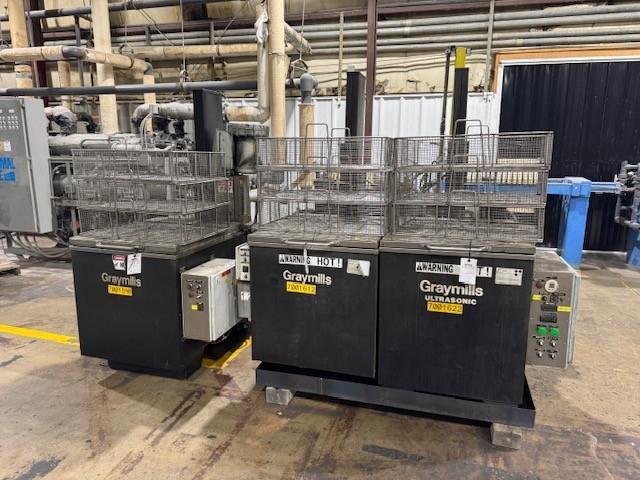 1 - PREOWNED 2015 GRAYMILLS ULTRASONIC PARTS WASHER, MODEL #: A-27484V