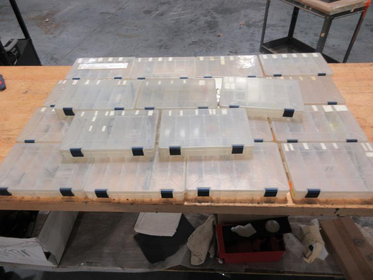 Gage Pins and Pin Holders,  Go/No-Go Pin Sets in Plano Plastic Divider Cases- Auction Item