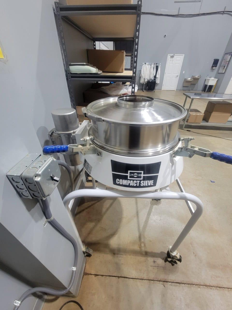 Russell Finex Compact 600 Food-Safe Vibrating Magnetic Sieve, Single Deck, 550mm Diameter, 2020