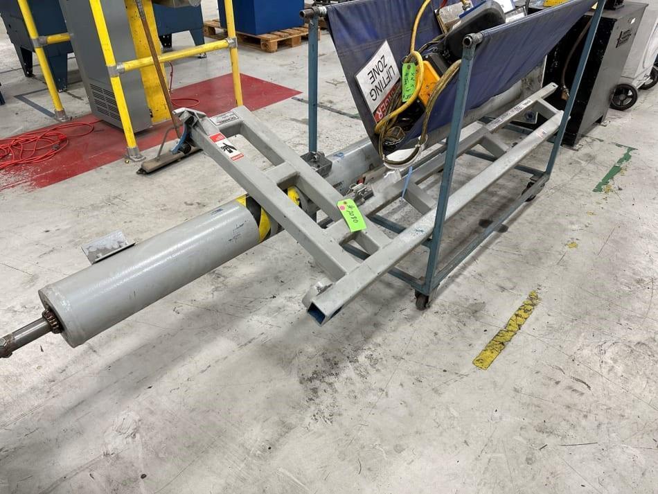 1/4 TON GORBEL JIB CRANE W/ HOIST AND MICRO SPEED MX CONTROLLER. STOCK # 0362424.
