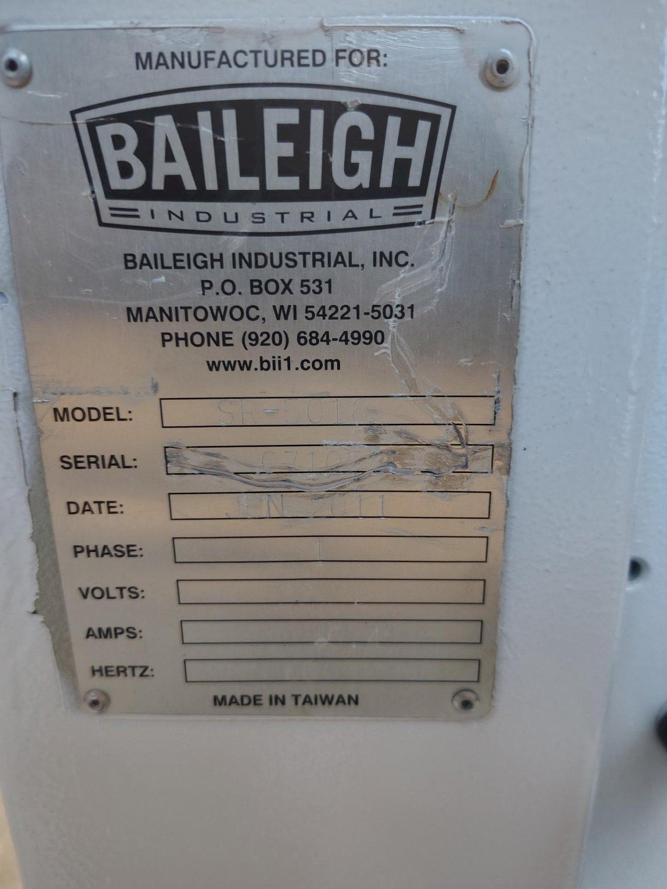 1 - PREOWNED BAILEIGH POWERED SLIP ROLL, MODEL#: SR-5016