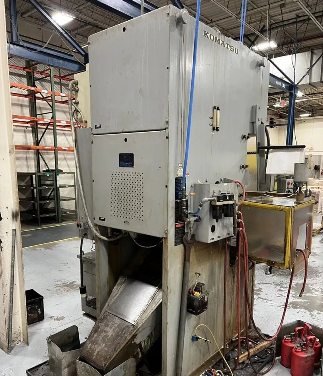 66 TON KOMATSU MODEL OBS 60-3 OPEN BACK GAP FRAME PRESS