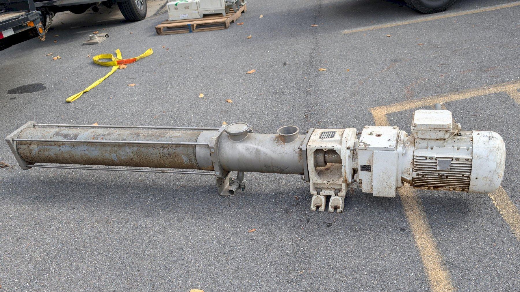 PCM MM-120C12S Progressive Cavity Pump with 15HP Nord Gearmotor SK872.1F