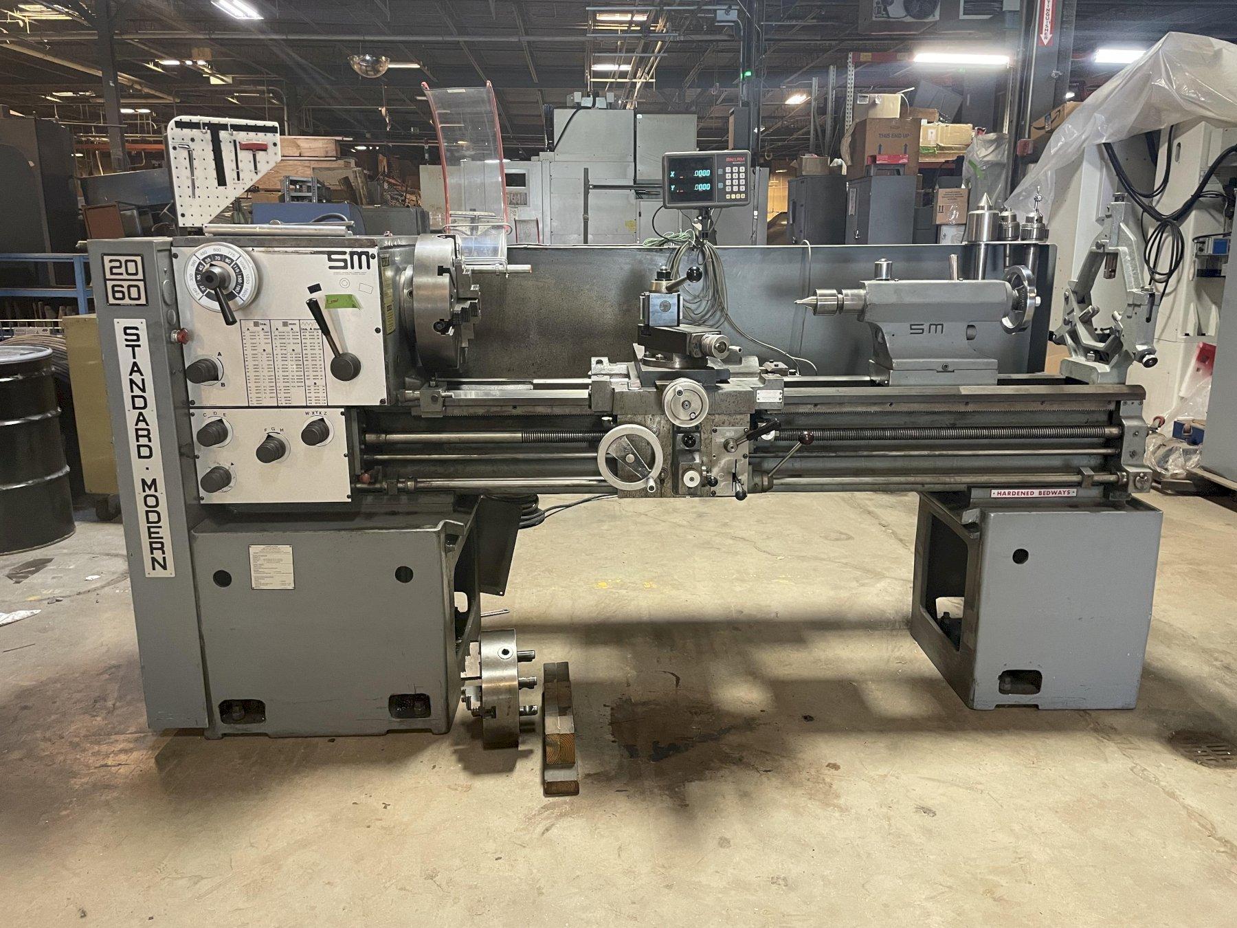STANDARD MODERN 2060 ENGINE LATHE, 22