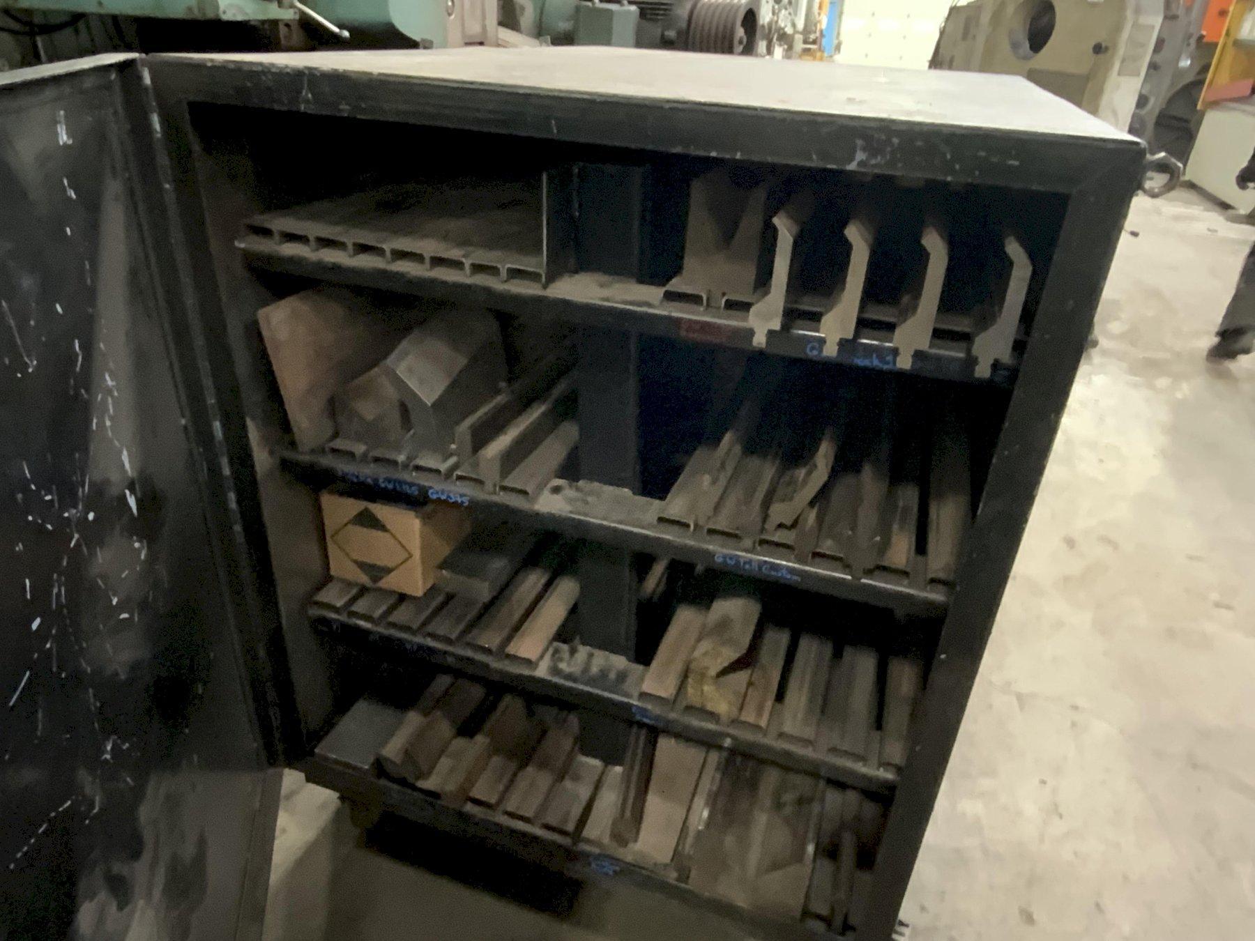 WILA PRECISION GROUND HARDENED BRAKE DIES WITH CABINET: STOCK #80762