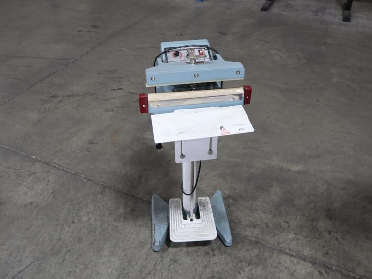 ULINE H-87 Impulse Foot Sealer 12" Bag Sealer w Pedestal Base- Auction Item
