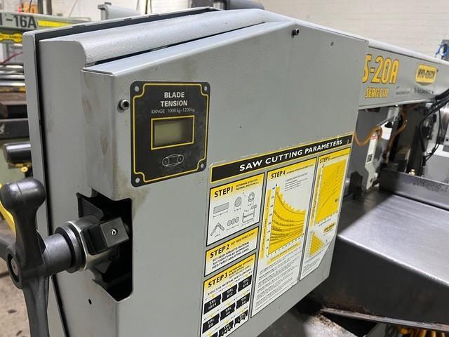 13" X 18" HYDMECH MODEL S-20A AUTOMATIC FEED HORIZONTAL BAND SAW