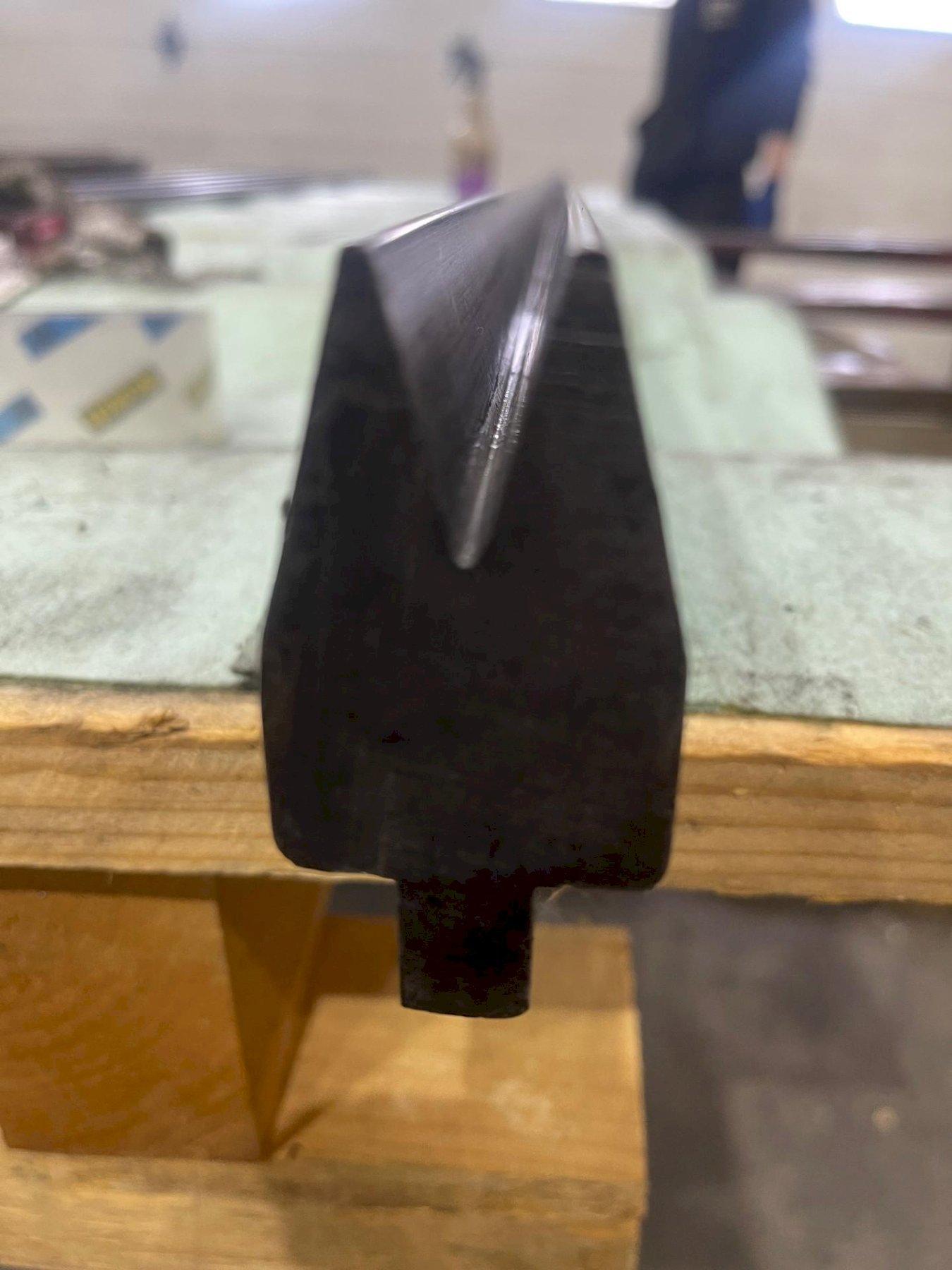 126" FEMALE ACUTE PRESS BRAKE DIE: STOCK #78054