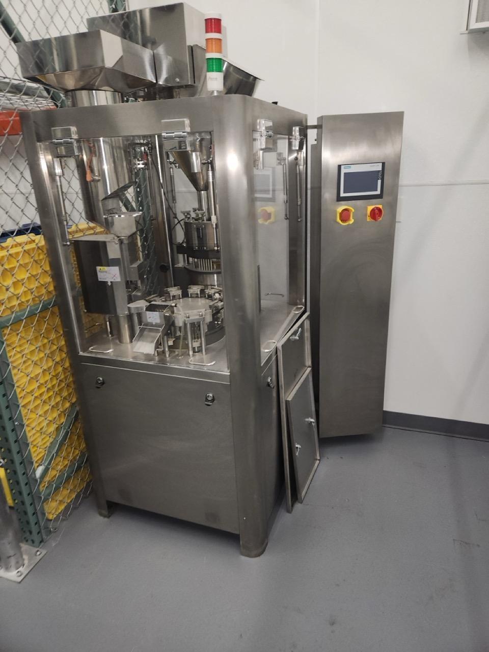 APM-USA Encapsulation Line, 2020 – Filler, Counter, Capper, Labeler, Sleeve Shrink, Sealer, Conveyors