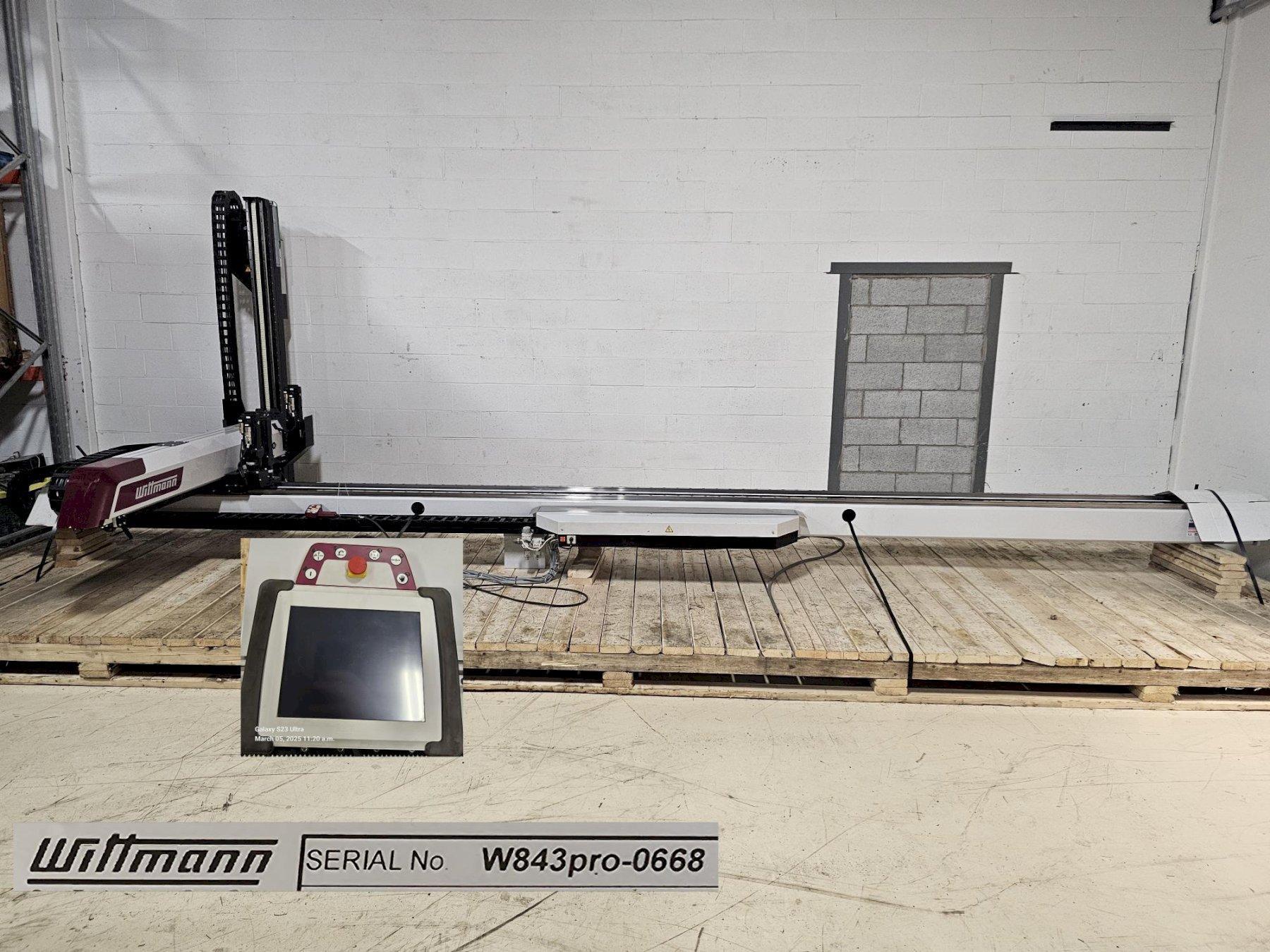 Wittman Used W843 Pro Servo Robot, 850 ton+, yr. 2020 - (3) Available