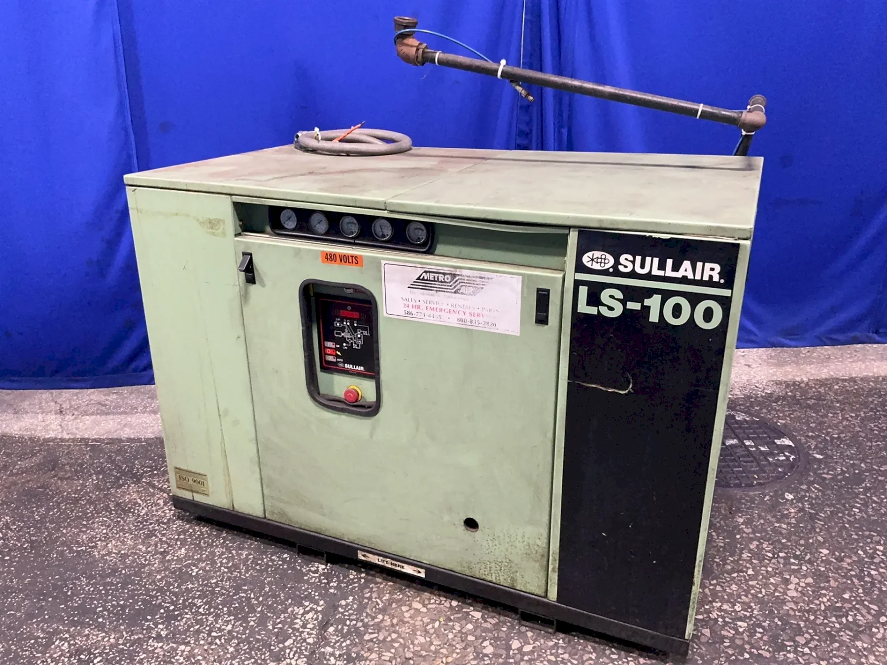 SULLAIR 25 HP AIR COMPRESSOR  -  LS-100-25H/A
