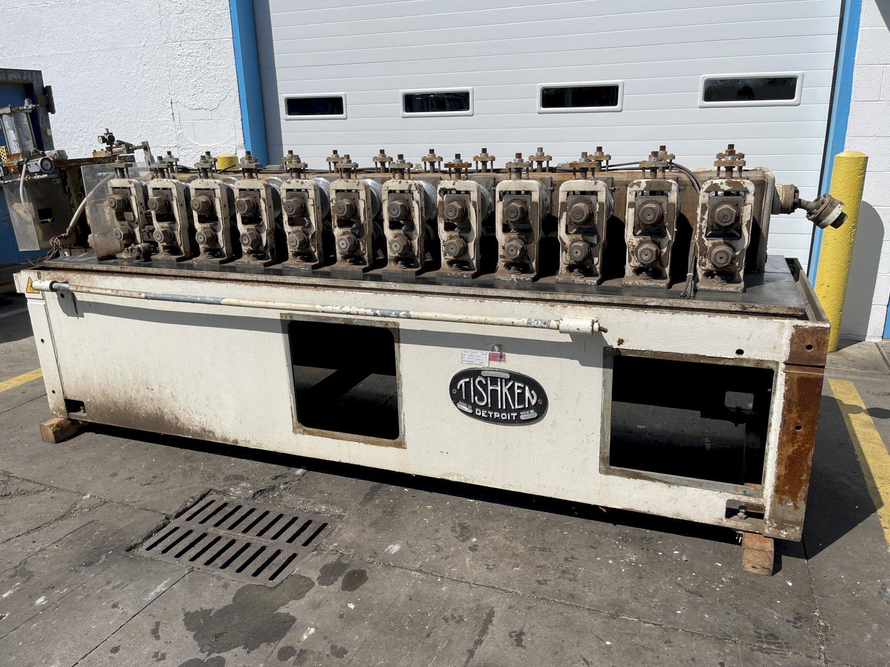 12 STAND X 1-1/2" TISHKEN ROLLFORMER: STOCK #76626