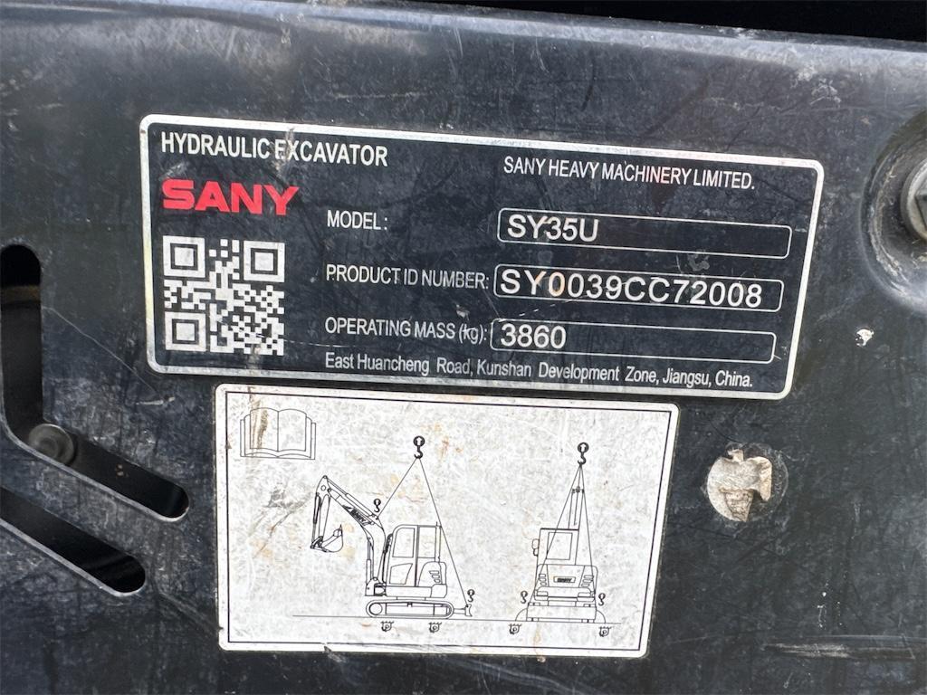 2025 Sany SY35 SY0039CC72008