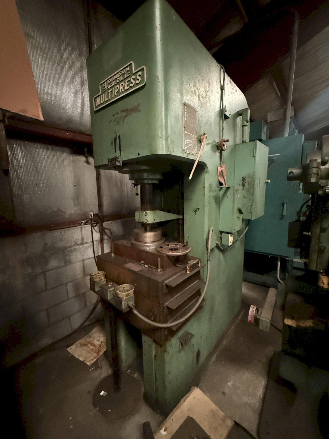 50 TON DENISON MULTIPRESS HYDRAULIC C-FRAME PRESS: YOBRO #26434