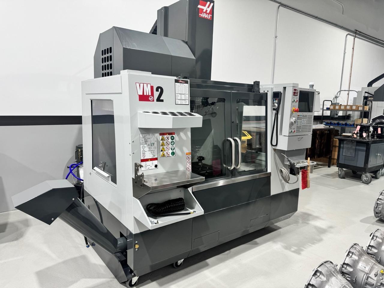 Haas VM-2 VMC, 2020 – 4th Axis Drive, WIPS, TSC Used For Testing Only – Never Ran Production