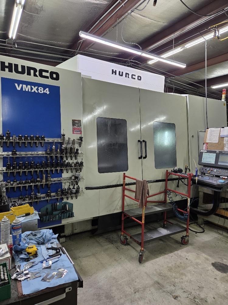 Hurco VMX-84/40T VMC, 2008 – TSC, DXF, Probing