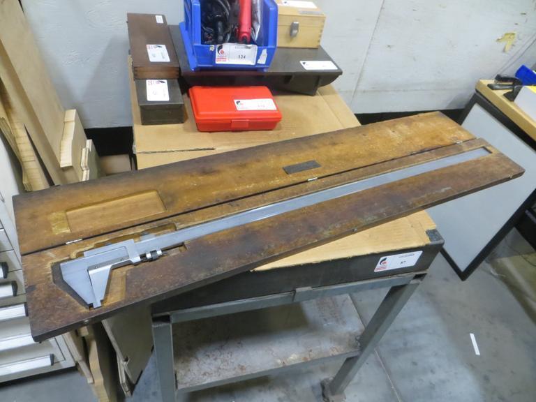 Scherr Tumico No  16 Vernier Caliper w Original Wood Box- Auction Item