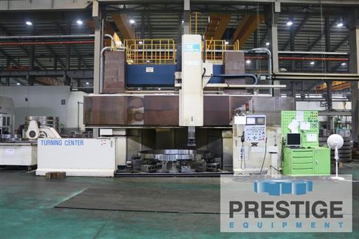 HNK NT-25/35 98"/137" CNC Vertical Boring Mill w/Fanuc 18-iB