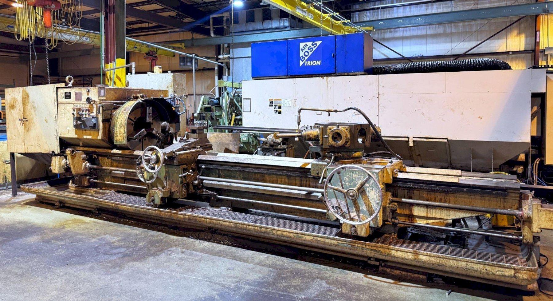 WARNER & SWASEY M–3580  SQUARE HEAD TURRET LATHE. STOCK # 1107725