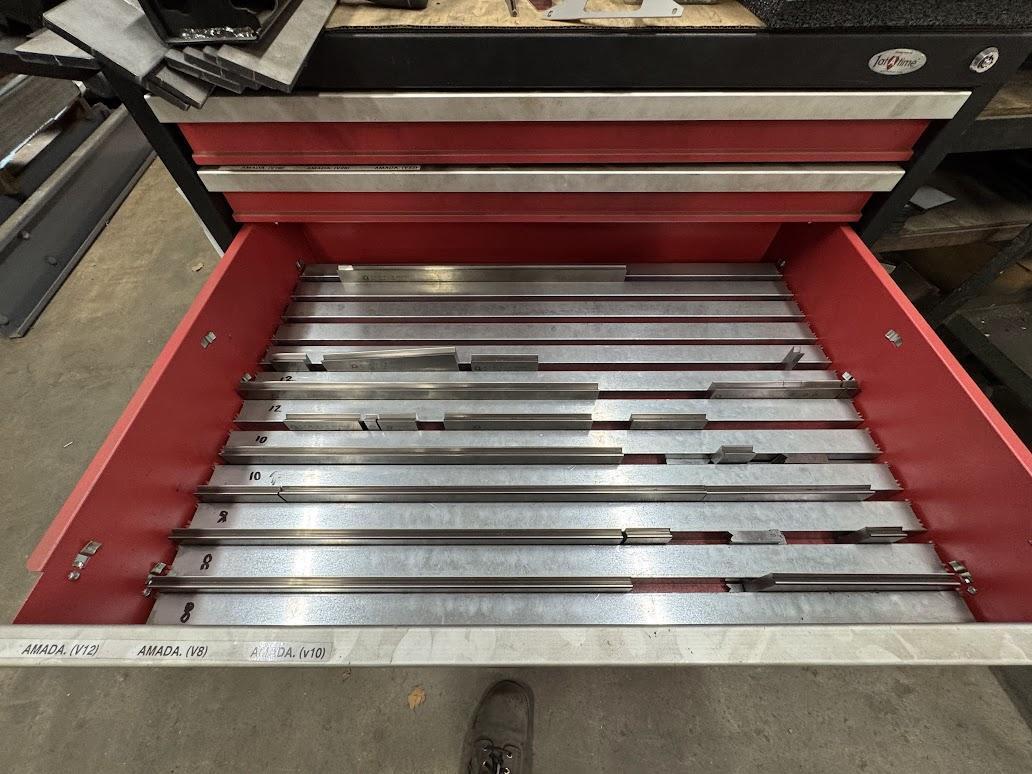 56 Ton x 7 Ft. AMADA Hydraulic Press Brake w/CNC, New 2018, Model HG5020