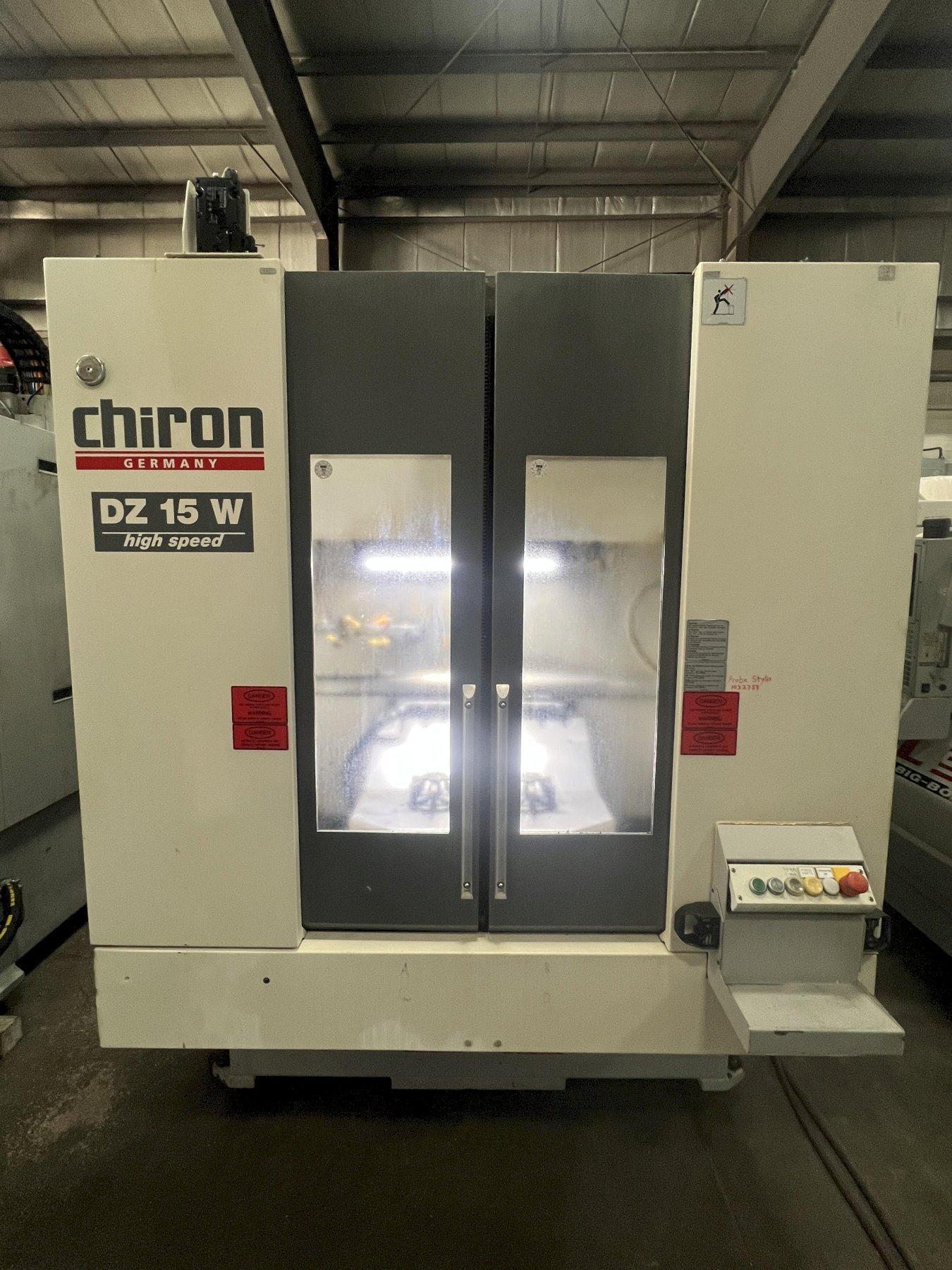 CHIRON DUAL SPINDLE VERTICAL MACHINING CENTER, MODEL DZ 15 W, 2004
