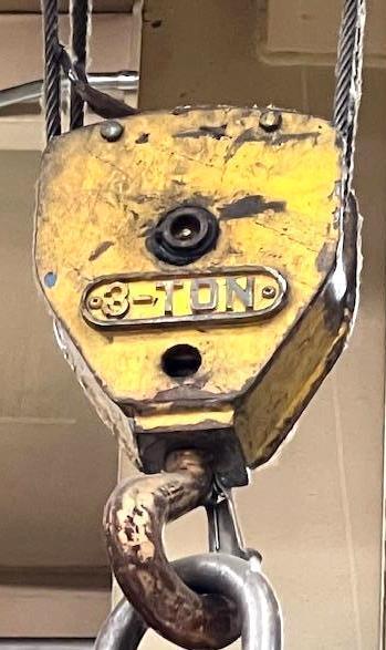 3 TON  MAYWELL & MOORE ELECTRIC WIRE ROPE HOIST: STOCK #78600