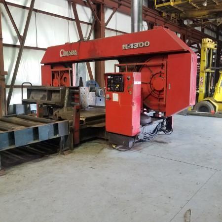 51" Amada Horizontal Bandsaw Model H-1300