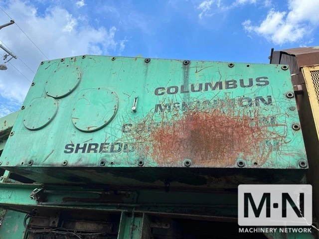300 HP COLUMBUS MCKINNON TIRE SHREDDER MFG 1992