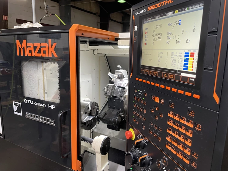 Mazak QTU-350MY HP CNC Lathe For Sale