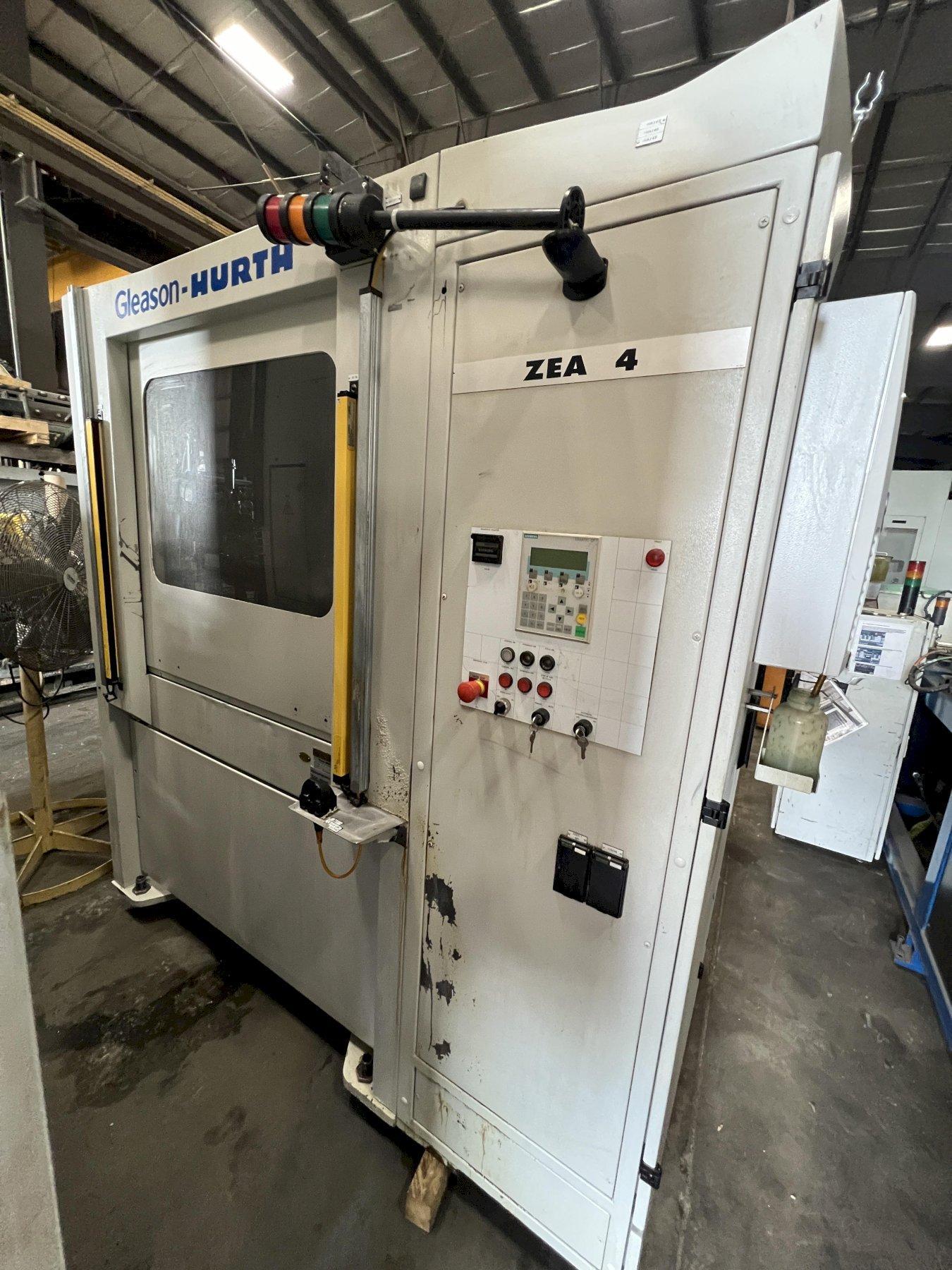 GLEASON HURTH CNC GEAR DEBURRER, MODEL ZEA 4, 11" DIAMETER, 15.74" SHAFT LENGTH, 2003