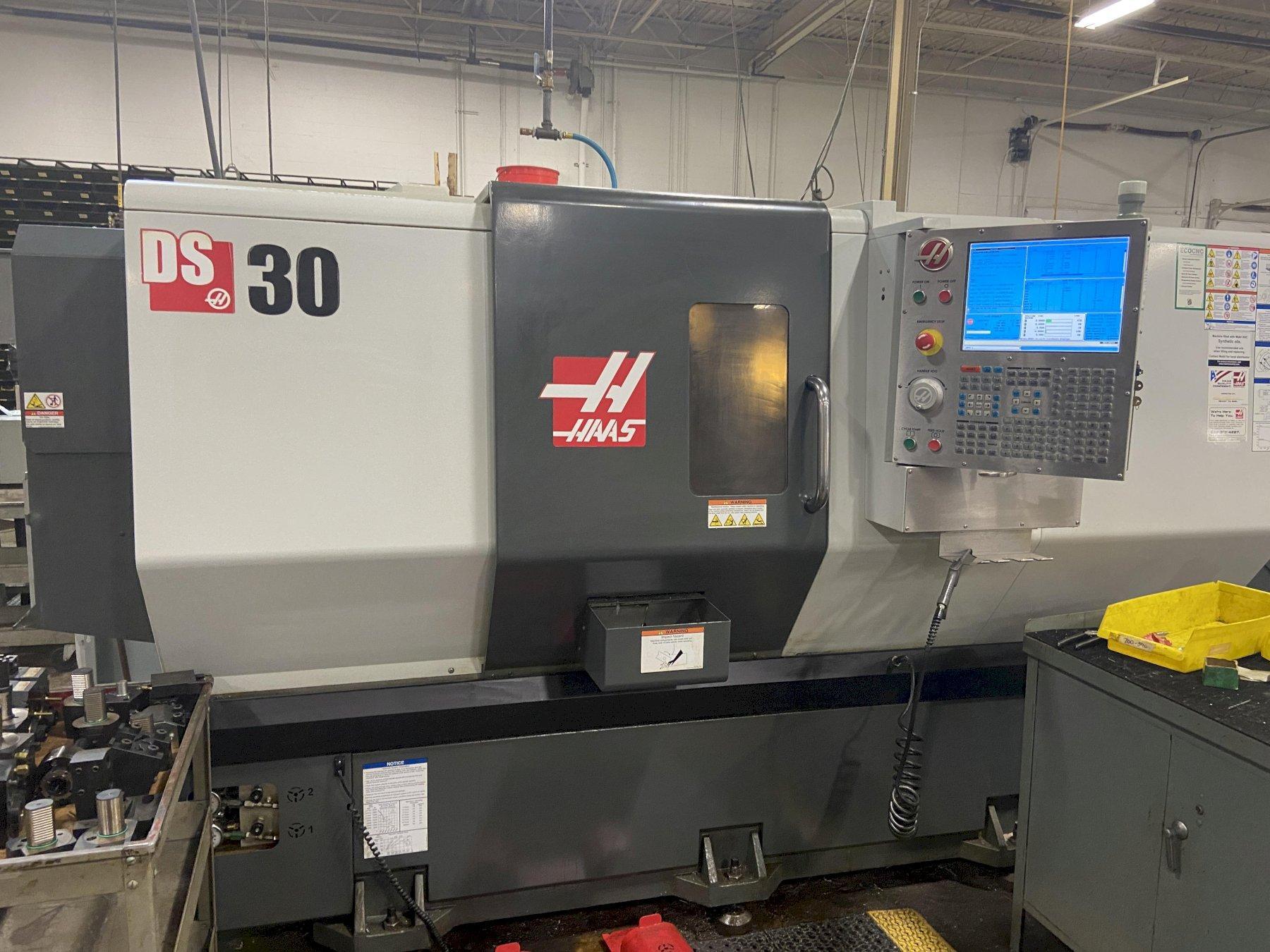 Haas DS-30 CNC Lathe with Live Tooling and Sub Spindle For Sale 2011