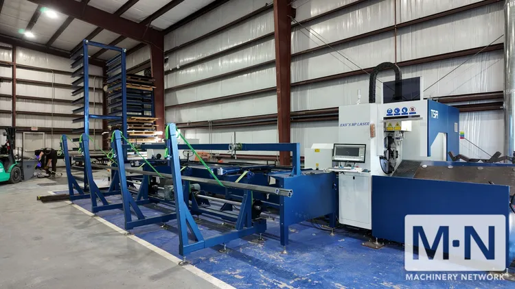 3000 WATT HANS MPS-T5A FIBER TUBE LASER