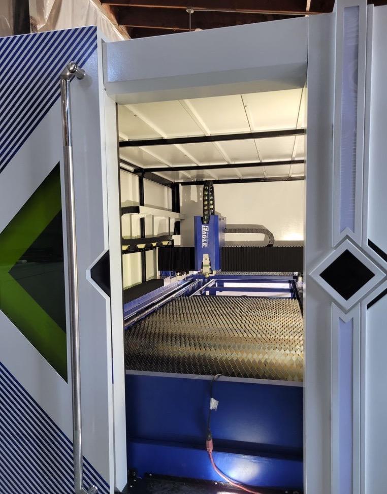 5′ x 10′ 4,000 Watt Eagle LF-1530 Fiber MaxPhotonics Laser Cutting Machine, 2025