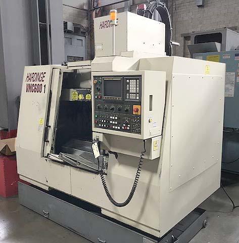 HARDINGE VMC600, 2-Pallet, Fanuc 0M-D CNC, (2) 12.2" x 24" Pallets, X=23.62",Y=16.14", Z=20.08", 8000 RPM, 20 ATC, New 2000.