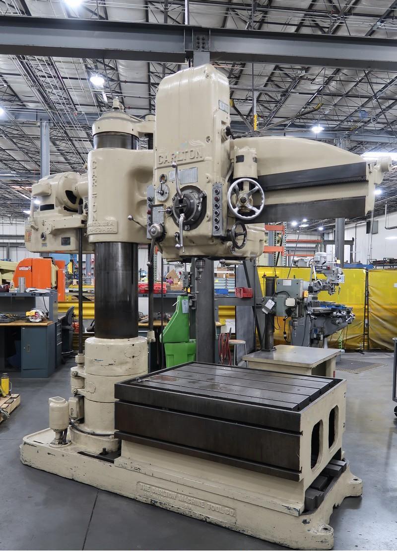 5' X 15" CARLTON RADIAL ARM DRILL: STOCK #78217