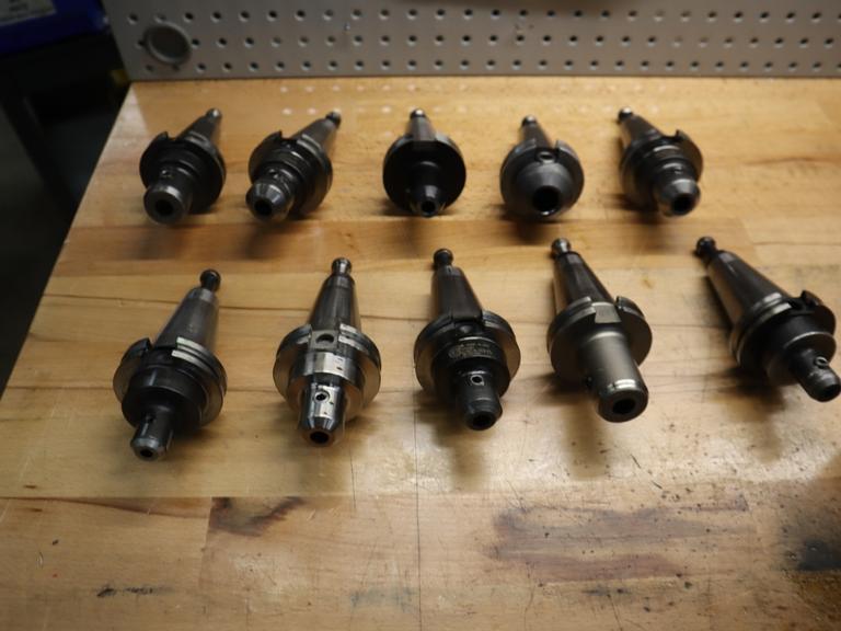 CT 40 Tool Holders (10) End Mill Holders- Auction Item