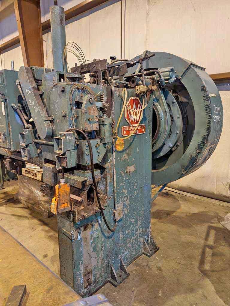 Shear, Angle & Bar, Williams & White, 100 Ton