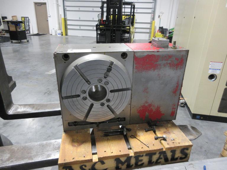 Haas HRT-310 Programmable Rotary Table 12.2" Platen, Brushless Sigma 1 Drive Motor, Air Brake, Cables and Connectors- Auction Item