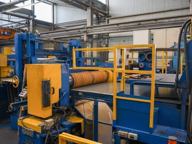 1650mm (60")  x 3.5mm (.137") x 25 Ton  Guida Loop Robot Slitting Line