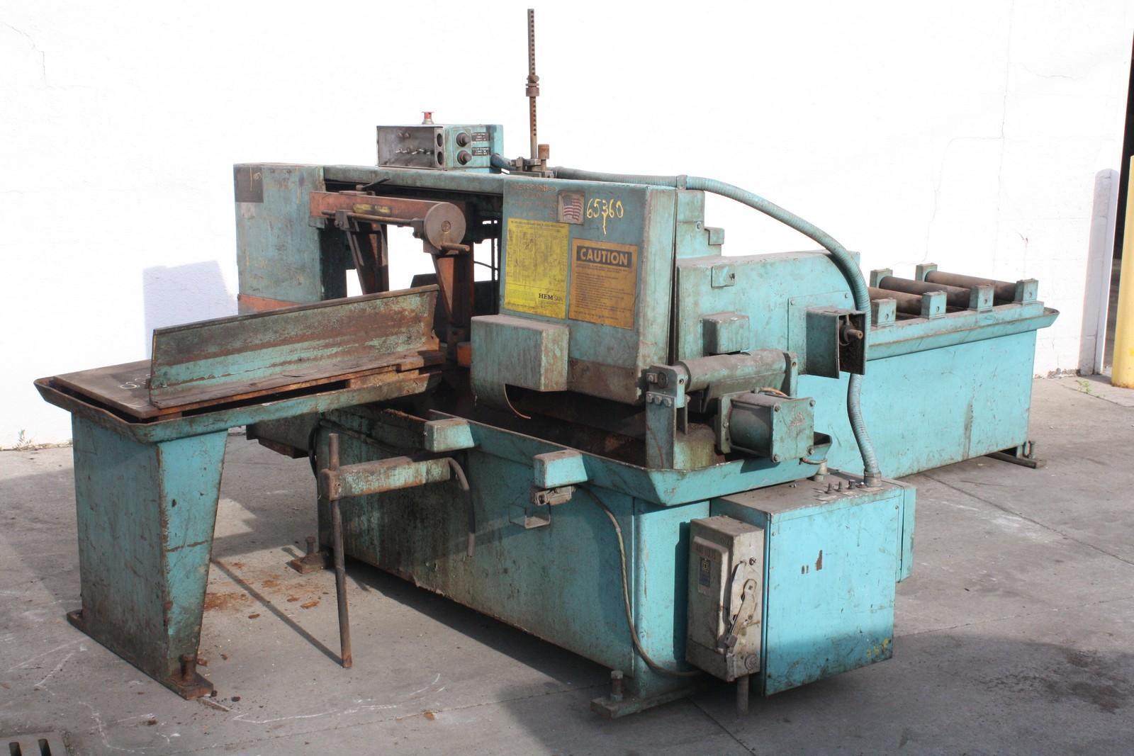 14' X 16' HEM HORIZONTAL BAND SAW: STOCK #65360