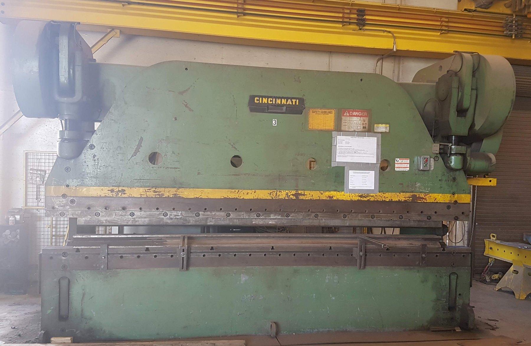 225 TON X 14' CINCINNATI MODEL #9 MECHANICAL PRESS BRAKE: STOCK #67082