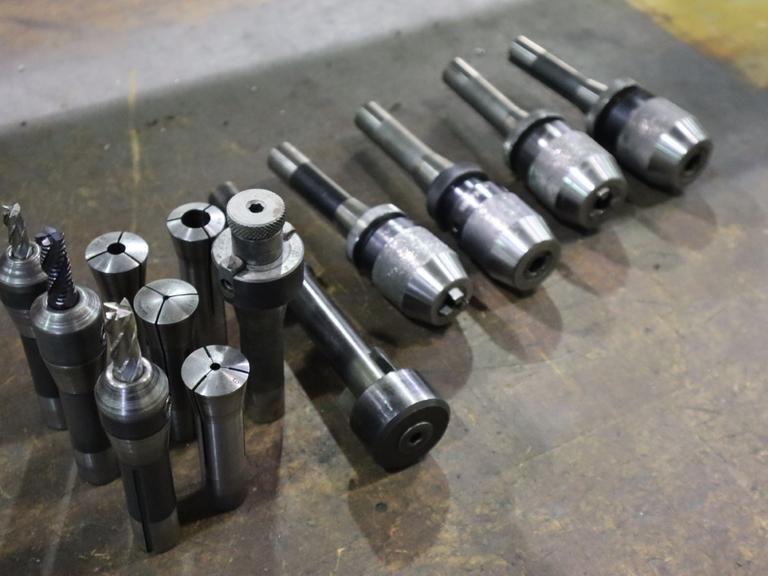 R8 Taper Tool Holders, Collets, Keyless Drill Chucks, End Mill Holders, Arbors- Auction Item